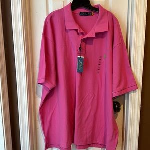 Pink Ralph Lauren Polo Shirt.